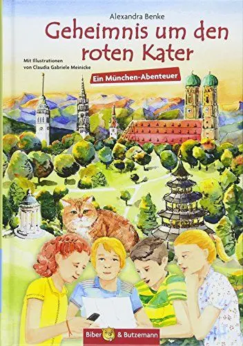 Produktbild: Geheimnis um den roten Kater - Ein München-Abenteuer: Kinderkrimi, Ferienabenteuer und Reiseführer München für Kinder