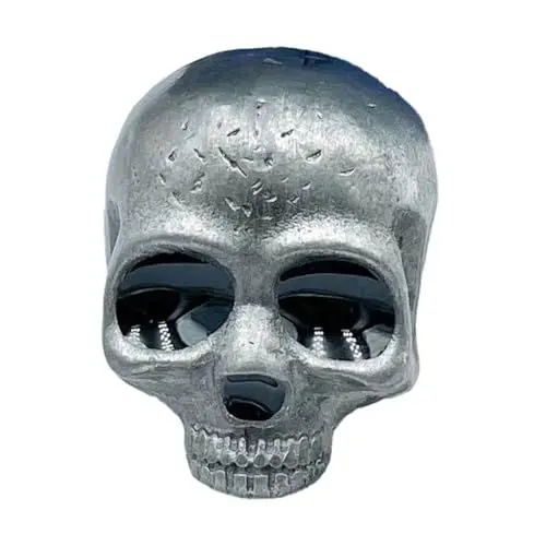 Produktbild: Geheimnisvolle Skelett Pin Retro Schädel Brosche Halloween Thema Anstecknadeln Abzeichen Stilvolle Zubehör Für Kostümpartys, Mittel, Polyester, kein Edelstein, Medium, Polyester, Kein Edelstein