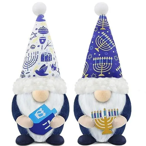 Produktbild: Gehydy Sommer Wichtel Chanukka Frühling Dekoration 2er Set Frühlingdeko Wichtel Figuren Bauernhaus Decorations Zubehör für Home Küche
