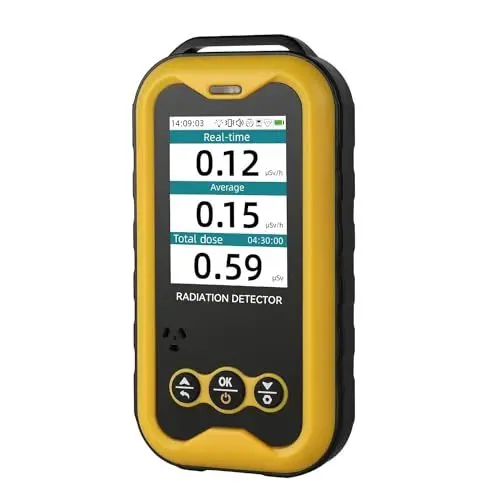 Produktbild: Geigerzähler Radioaktivität FS5000 Strahlendetektor Nukleare Strahlungsmesser mit PC Software Beta Gamma Röntgen Wiederaufladbare Strahlungsmesser Radioaktiver Monitor Tester