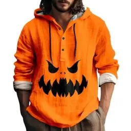 Produktbild: Geile Halloween Kostüme Hoodie Herren Hoodie Herren Oversize Pullover Herren Sommer T Shirt Lang Herren Sweatshirts Für Herren Pullover Herren 3XL Zip Hoodie Herren Motorrad Hoodie Strickjacke