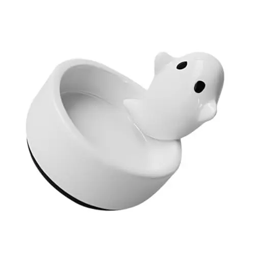 Produktbild: GOOHOCHY Keramik Geist Teelichthalter Halloween Geister Kerzenständer Schreibtisch Kerzenhalter Ornament