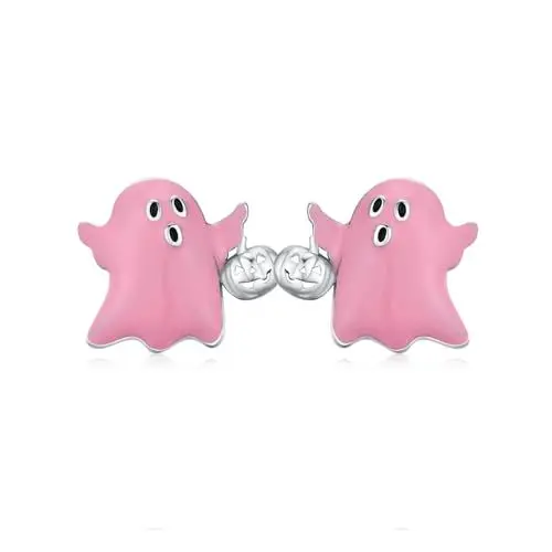 Produktbild: Geister-Ohrringe 925 Sterling Silber Halloween Ohrringe für Damen niedliche Halloween-Ohrringe Gothic Geister-Schmuck Geschenke für Frauen Teenager Mädchen