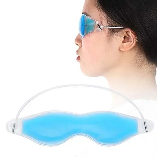 Produktbild: Gel Augenmaske, Wiederverwendbare kühlende Augenmaske, Gel Schlafaugenmaske für Augen gegen geschwollene Augen, entlasten Augenermüdung Augenringe Kühlung beruhigende Augenmaske Packung