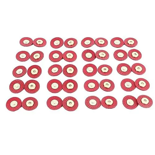 Produktbild: Geldbörsen-Magnetverschluss, 20 Sets DIY, Einfache Installation, Kompakter, Handgefertigter Leder-Magnetverschluss für Anzüge, Taschen, Bastelarbeiten (#1)