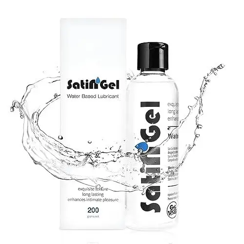 Produktbild: Gel-Gleitgel auf Wasserbasis für Paare, naturbasiertes Gleitmittel kompatibel mit Kondomen und Spielzeug, 1 Packung
