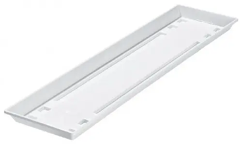 Produktbild: Geli 804 100 10 Standart Untersetzer eckig, 100 x 15,50 cm, weiß