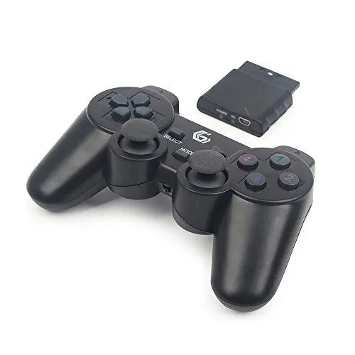 Produktbild: Gembird JPD-WDV-01 Kabelloses Gamepad mit Vibration, PS2/PS3/PC schwarz