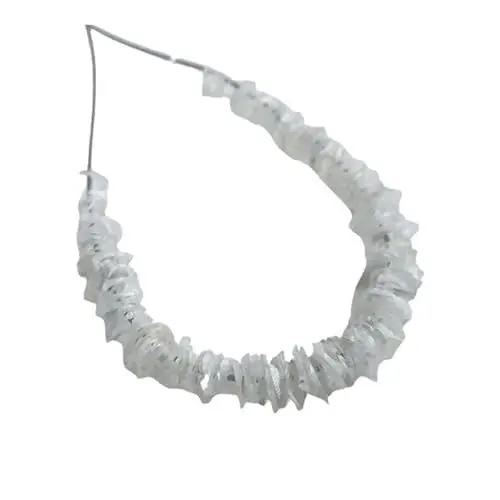 Produktbild: Gems For Jewels 3–3,5 mm weiße Rohdiamantringe, einzigartiger Armreifschliff, loser Rohdiamant, weißer Rohdiamant-Armreifschliff für Schmuck (2 Zoll bis 8 Zoll) – DS3321, ca. 3–3,5 mm, 2 Zoll