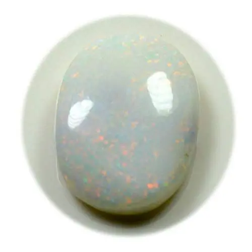 Produktbild: GemsOnClick Echtem Cabochon Australian Opal Multi Fire Lose Edelstein 2,5 Karat Oval Form Astrologische Machen