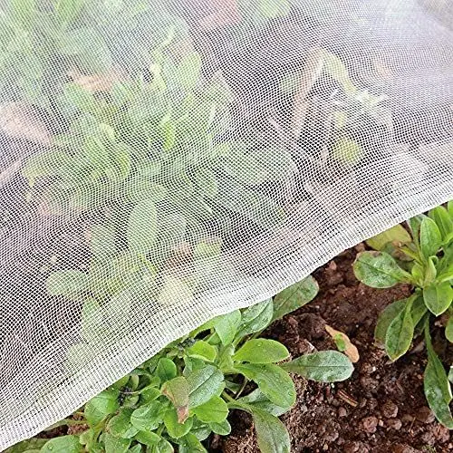 Produktbild: Gemüse Schutznetz Garten Insekten Netz: 1.5x5m Kulturschutznetz Feinmaschig Pflanzenschutznetz Tunnel for Schädlings Kirschfruchtfliege Kohlfliegen Weiß