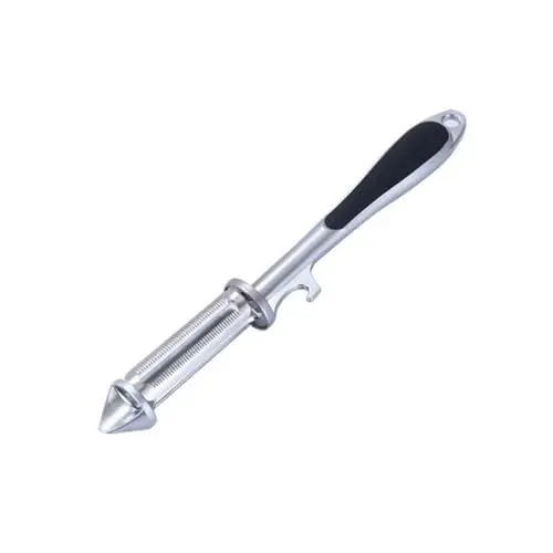 Produktbild: Gemüseschäler, 5-in-1-Multifunktions-Schwenk-Obstschäler Zum Schälen, Zerkleinern, Ösenschneiden, Öffnen von Flaschen, Einhaken, Hängedesign
