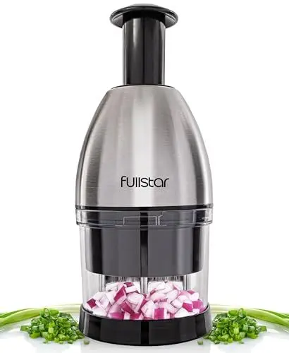 Produktbild: Gemüseschneider Spiralschneider Gemüsehobel - Gemüse Schneider Zwiebelschneider Kartoffelschneider Obstschneider - Vegetable Chopper Cutter Dicer (Druken Gemüseschneider)