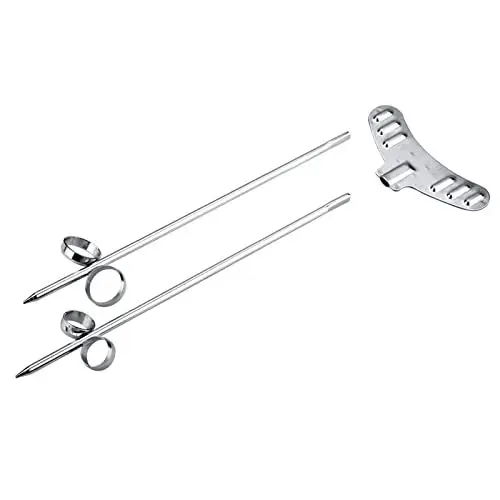 Produktbild: 2 Stück/Set Edelstahl Gemüse Spiralschneider Kartoffel-Karotten-Gurken-Schnitzwalze, Küchentablett, Dekoration, Gemüsemesser, Spiralschnitzwerkzeug, Twist-Shredder, Ideal für Gesunde Snacks