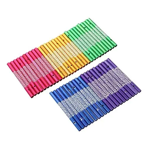 Produktbild: Generic 100 Stück Windspiel, leere Röhren, für Handwerk, Windspiel für Erwachsene und Kinder und Handwerk Garten, hängende Dekorationen im Freien
