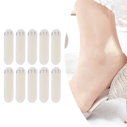 Produktbild: Generic 10 Stück Blasenpflaster, Gel-Blasen-Bandagen, Blasenkissen-Pad, Gel-Blasen-Pad 20 X 60 Mm, Blasenaufkleber Verhindern Fußabnutzung, High Heels, Gel-Kissen für Fersenfuß und