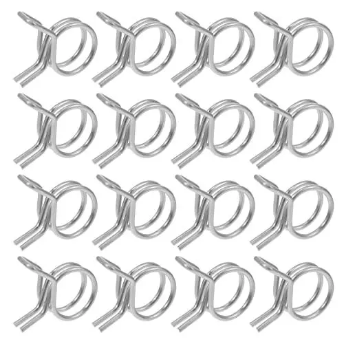 Produktbild: Generic 200Pcs Verstellbare 5 Mm- 10 Mm Schlauchklemmen Gartenleitungsschlauchfeder Klemmen Edelstahl- Schlauchklammern Anschluss Clips Clips