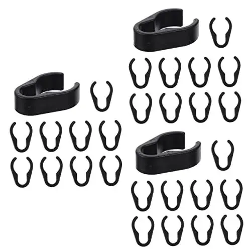 Produktbild: Generic Sets Flexible Kabelklemme Mikrofonclip Stangenklemme Für Mikrofonständer Kabelhalter Pcs