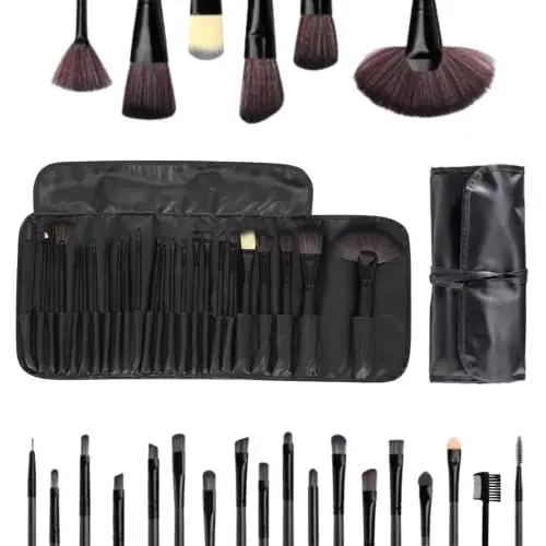 Produktbild: Generic 6P1F 24 makeup brushes, Acrylic