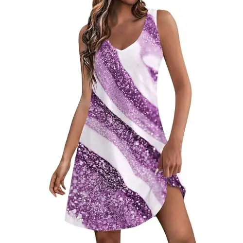 Produktbild: Generic Abendkleid Damen Lang Kleider Damen Dresses for Women Dresses for Women Elegant Maxikleider Sommer Orientalische Kleidung Damen T-Shirt Kleid Kleid Hochzeitsgast Damen Hochzeitskleider Rosa S