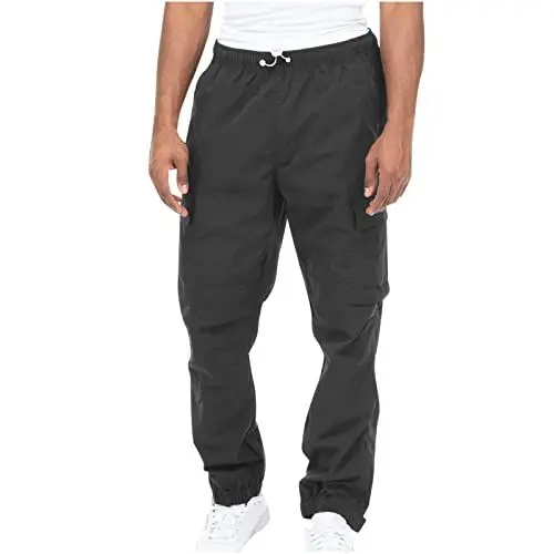 Produktbild: Generic Cargohose Männer Braun Herren Hose Hose Herren Jogginghose Herrenjogginghose Leggings Herren Jens Hosen Herren Sporthose für Herren Revolution Race Hose Herren Booty Scrunch Schwarz M