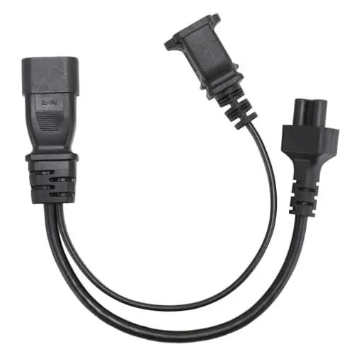 Produktbild: Generic Computer-Netzteilkabel, 2 Stück IEC320 C14 Bis IEC320 C5 NEMA 1-15R Netzkabel, Professionell, für Schreibtischlampe, für Laptop, für Drucker, Generic6tw3nehcxp