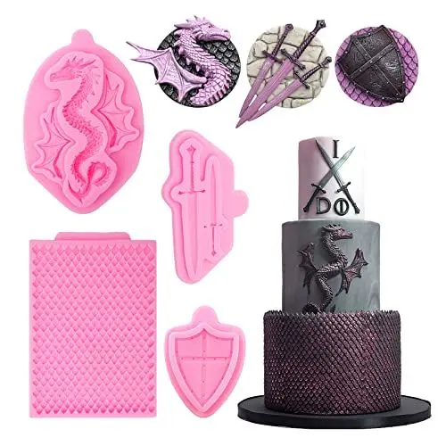Produktbild: Generic Drachen-Fondant-Formen