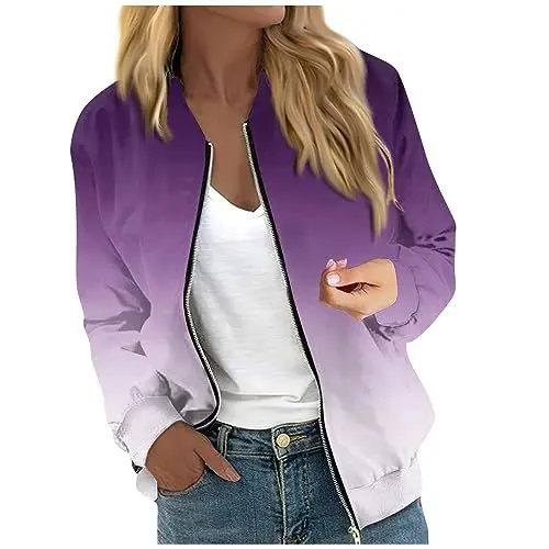 Produktbild: Generic Motorradjacke Leichte Sommerjacke Damen Blouson Damen Elegant Sommermantel Damen Leicht Leichte Damenjacke Übergangsjacke Damen Sommer Sommermantel Damen Leicht Damen Bikerjacke Herbst