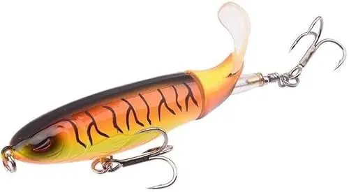 Produktbild: Generic PULABO 1Pcs 10Cm 13G Topwater Angelköder Künstlicher Köder Hart Rotierender Fischen Plopper Tackle Schwanz Weich beliebt