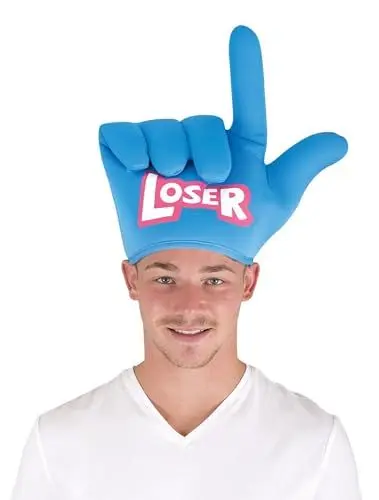 Produktbild: Generique Loser-Hut witziges Accessoire USA-Party blau