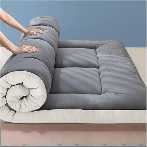 Produktbild: Generisch 003,120x200x6cm, Klappmatratze Japanische Futon Matratze, 6cm verdicken Boden Matte Schlafen Pad Platzsparend Geeignet für Zuhause, Gäste und Gaming