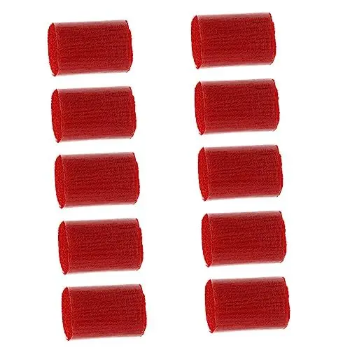 Produktbild: Generisch 10 Rollen Stickgarn für Teppiche Vor Teppichgarn rot dickes Deckengarn Jumbo Fäden basteln für bastelmaterial für Hakelgarn Teppichgarne häkeln Handarbeitsgarn Acryl