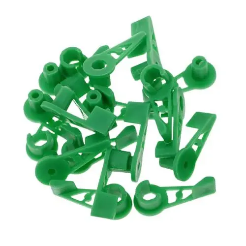 Produktbild: Generisch 10st Pflanzenbieger Gartenzweigklammern 90-Grad-pflanzenclips Stützklammern Für Gartenpflanzen Pflanzen Zweige Pflanzenstützpfähle Pflanzenpfähle Gartendraht Green Pp