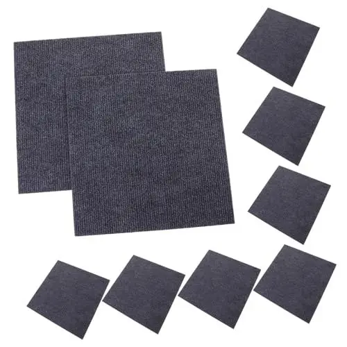 Produktbild: Generisch 10er-pack Selbstklebende Polyester-aufkleber Für Teppichbodenfliesen Für Küche Schlafzimmer Wohnzimmer Büro