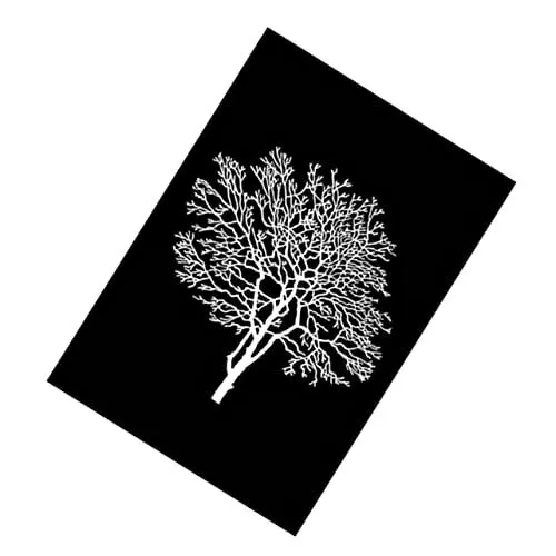Produktbild: Generisch 1 Stück Vlies Wandgemälde Wandbilder Ornamente Pflanzen Wandgemälde Wandkunst Hängende Gemälde Heimdekoration Wanddekoration Schwarz
