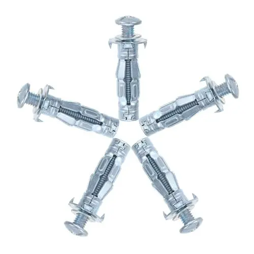 Produktbild: Generisch 5st Hohlwandanker Hohle Dehnschrauben Für Zu Hause Schrauben Bolzen Maueranker Für Trockenbau Expansionsbetonwandbolzen Wandbeton-augenschraube Kohlenstoffstahl Silver