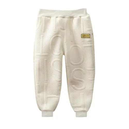 Produktbild: Generisch Angebote Jogginghose Jungen Sporthose Baumwolle Hosen Outdoorhose Kinder Trainingshose Sweatpants mit Elastischer Bund Sweathose Regular Freizeithose Classic Kuschelhose Beige,1 Jahre