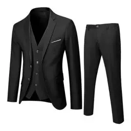 Produktbild: Generisch Angebote des Tages Heute blitzangebote, Anzug Herren Modern Anzug 3 Teilig Slim Fit Smoking Anzug Klassische Komplett Business Herrenanzug Herren Anzug Komplett Set, 2 Euro Artikel
