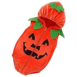 Produktbild: Generisch Baby Halloween Kürbiseskostüm Halloween Pumpkin Strampler Kinder Locker Kinderkostüme Unisex Halloween-Kostüm Bequeme Overall Atmungsaktive Onesie Winter Warm Kleidungsset Festival Outfit