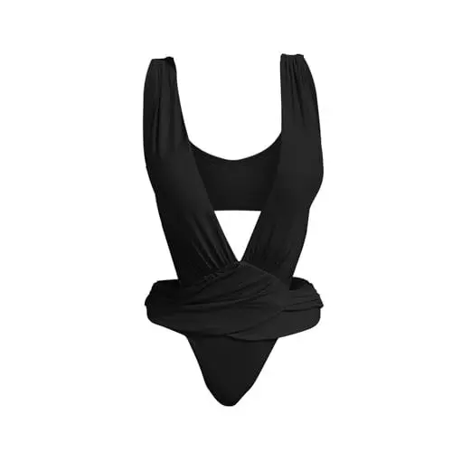 Produktbild: Generisch Badeanzug Badeanzug Shape Damen Umstandsbadeanzug Badeanzug Wrap Badeanzug String Tankini Damen Mit Bügel Badeanzug Damen Sexy Tanga Badeanzug Damen 48 Shape Body Damen Stark Formend