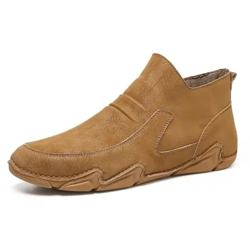 Produktbild: Generisch Basketball Schuhe Herren 44 (Mode) Lässige Bare Boots für Herren, High Street, bequem und für alle Jahreszeiten geeignet Schuhe Herren Schwarz Business (Brown, 43)