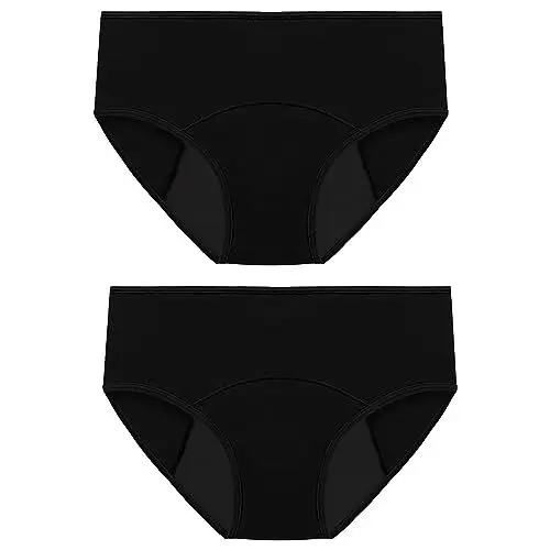 Produktbild: Generisch Bikini Perioden Badebekleidung Badehose Perioden Hose zum Schwimmen Auslaufsichere Bikini Hose High Waist Strömungsabsorption Absorbierend Period Swimwear Baumwolle Bikini Slips