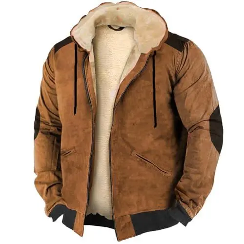 Produktbild: angebote cyber monday teddy jacke herren outdoor jacken für herren steppjacke manner 176 mantel herren schwarz jacke herren winterjacke 110 herren winter stehkragenjacke jacke baumwolle