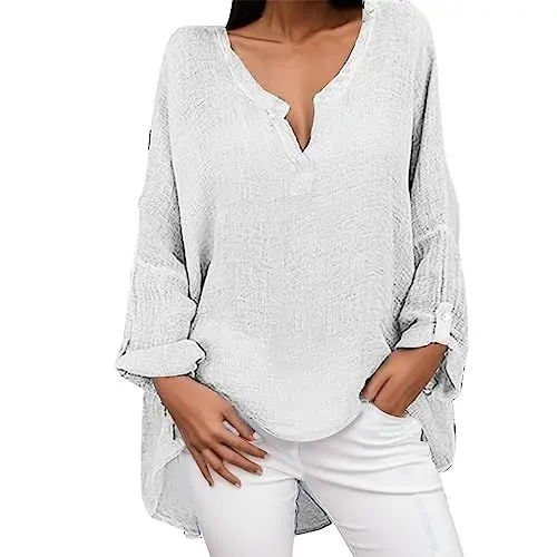 Produktbild: Generisch Blaue Seidenbluse Damen Kurzarm blusen Damen Sommer Dirndlbluse Damen longarm gr 46 Dirndl Bluse Schwarze jeanshemd Damen longarm Nachthemd Damen Sommer Long Schwarze rüschenbluse