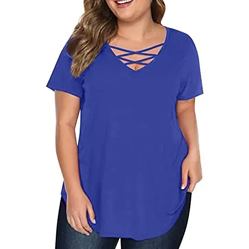 Produktbild: Generisch Bluse blau Damen elegant Sommermode Damen luftig ärmellose Bluse Damen Baumwolle leinenbluse Damen Sommer 3/4 arm Oversize Bluse Damen schwarz