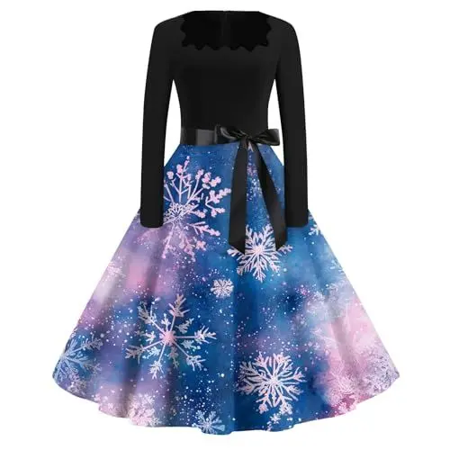 Produktbild: Generisch Brautkleider Abendkleider Große Größen Brautkleider Abendkleider Abendkleider Elegant für Hochzeit Abendkleider Elegant für Hochzeit Weihnachtsfrau Kleid Party Weißes Kleid Blau 2XL