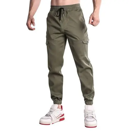 Produktbild: Generisch Cargohose Herren Chino Cargo Hose Jogginghose Herren Jogginghosen Sporthose Casual Freizeithose Arbeitskleidung MäNner Winter Jogger Für Männer Cargohose Arbeitshose Herren Schwarz Stretch