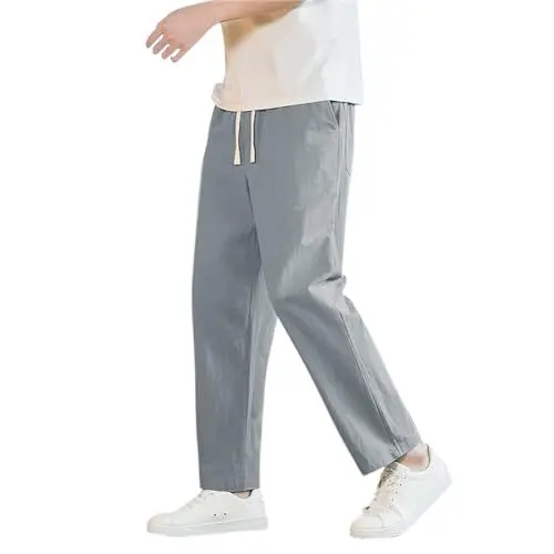 Produktbild: Generisch Cargohose Herren Lang Hose Herren Baggy Jogginghose Herren Regular Fit Mit Taschen Elastischer Bund Herren Stretchhose Herren Sporthose 3/4 Herren Lange Unterhosen Baumwolle