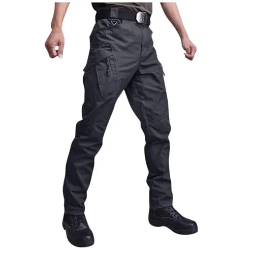 Produktbild: Generisch Cargohose Herren Slim Fit Lang Frühlingshaft Pants Arbeit Stilvoll Angelhose Zip Off Outdoor Hosen Für Herren Winter Outdoorhose Bauarbeiter 2#grau L Hose