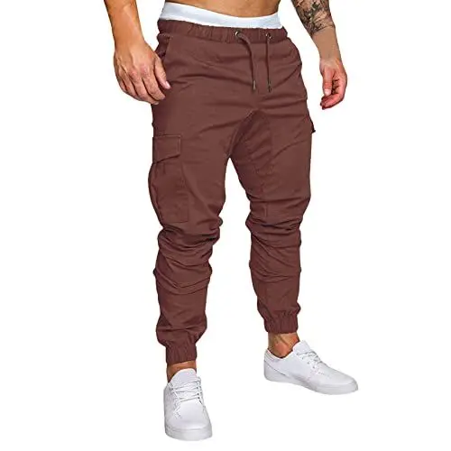 Produktbild: Generisch Cargohose Herren mit Taschen Hose Cargo Hosen Baggy Arbeitshosen Männer Hose Bequeme Cargo Baggy Hose Herren Herren Hose Chino Cargo Jeans Hosen Stretch